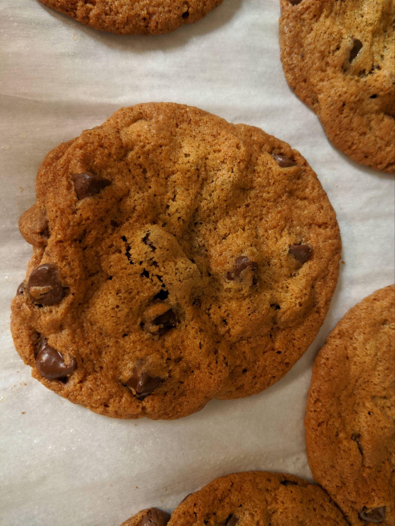 Warm Chocolate Chip Cookies