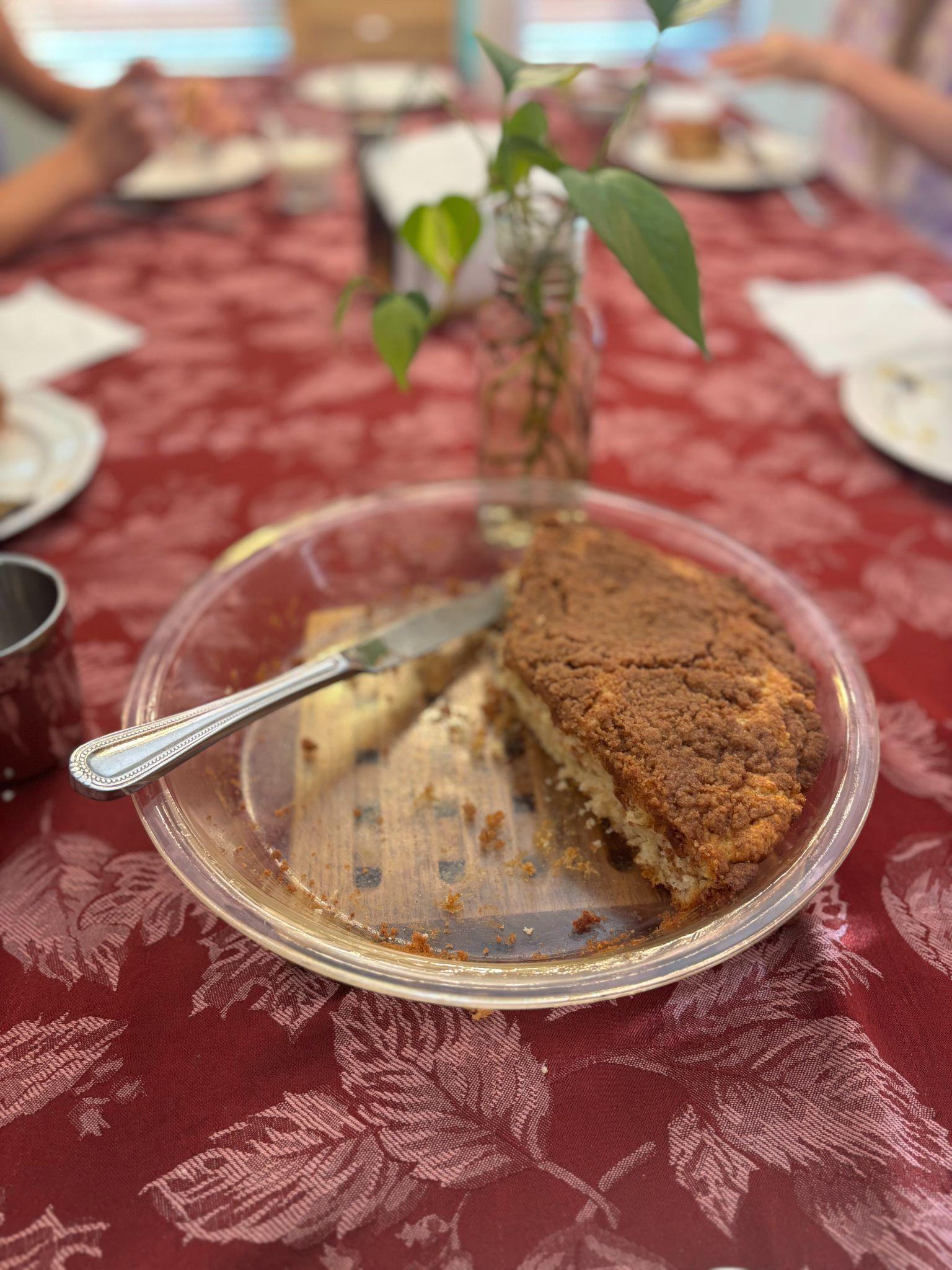 Cinnamon Streusel Coffee Cake