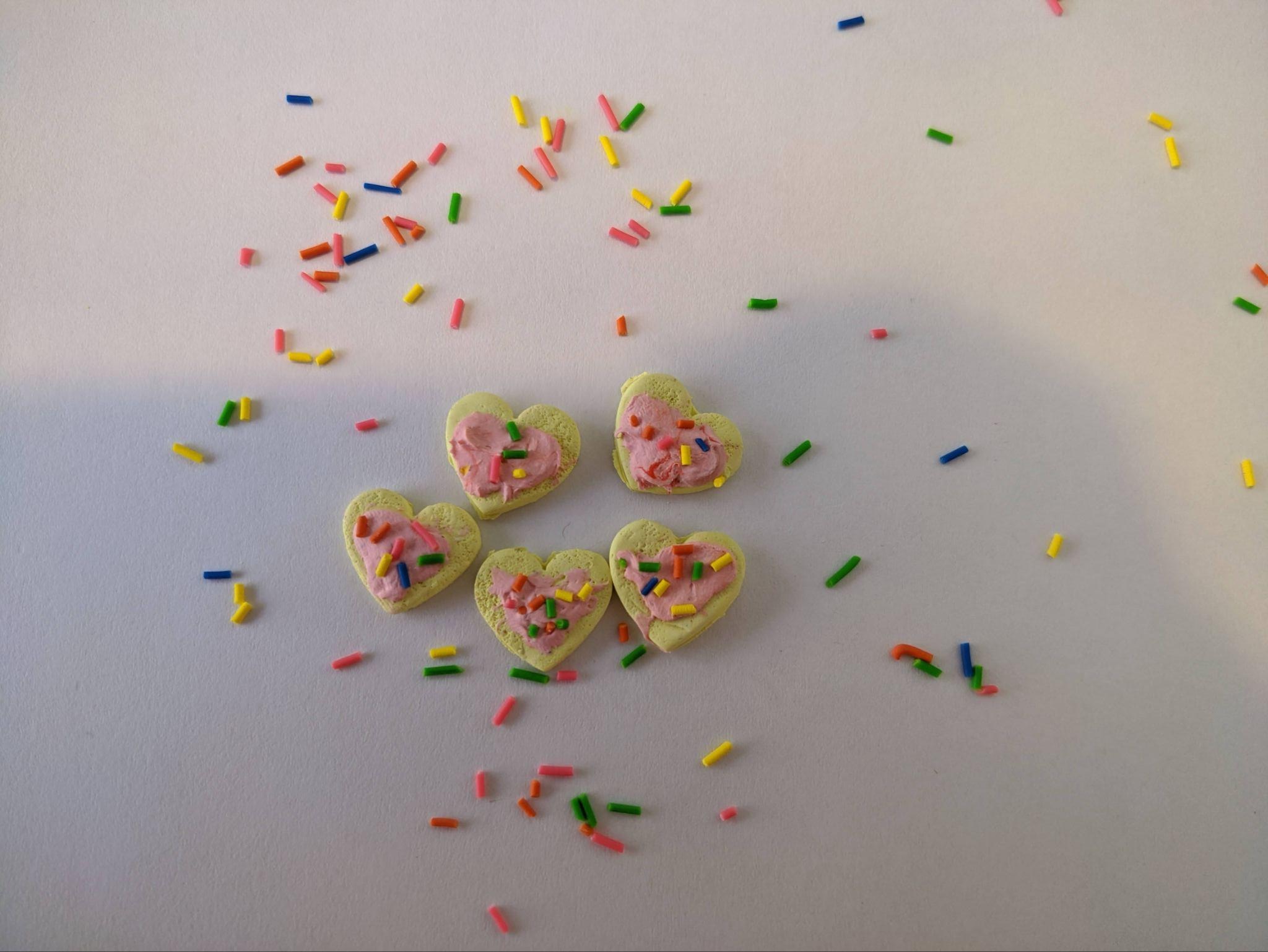 Frosted Heart Cookies